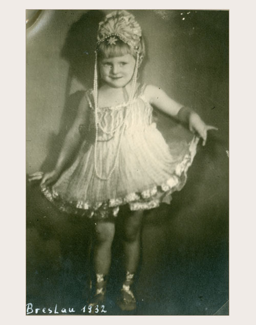 1930's dancer image before restoration